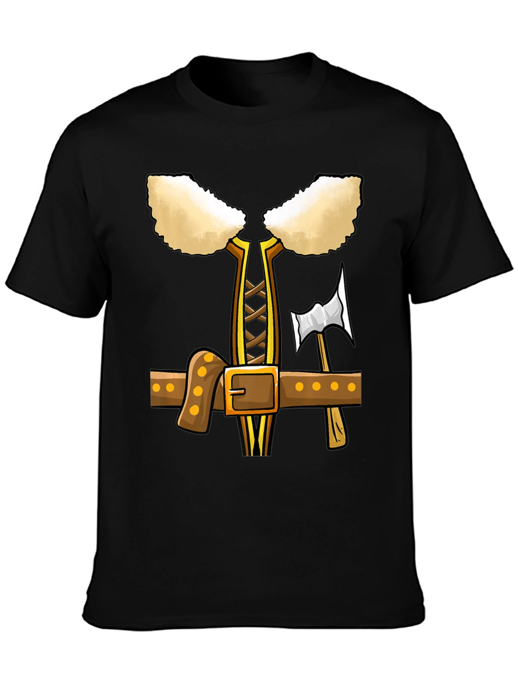 Viking Costume T-Shirt - Cartoon Design Tee