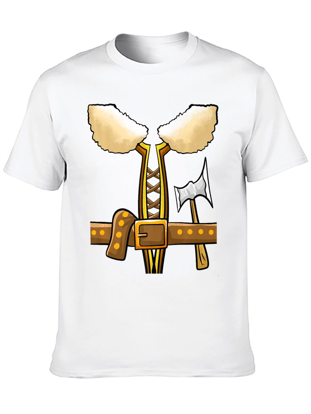 Viking Costume T-Shirt - Cartoon Design Tee