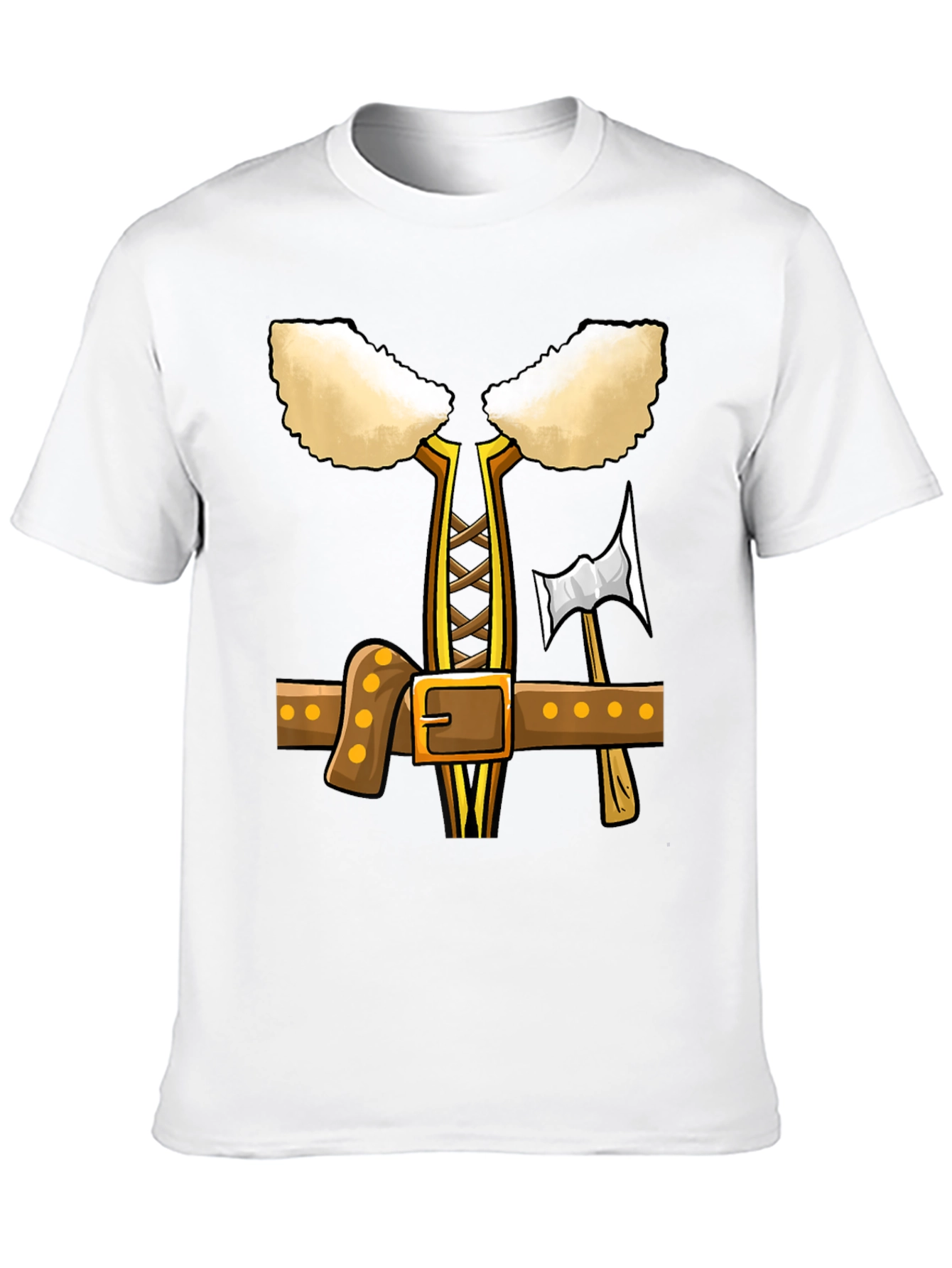 Viking Costume T-Shirt - Cartoon Design Tee