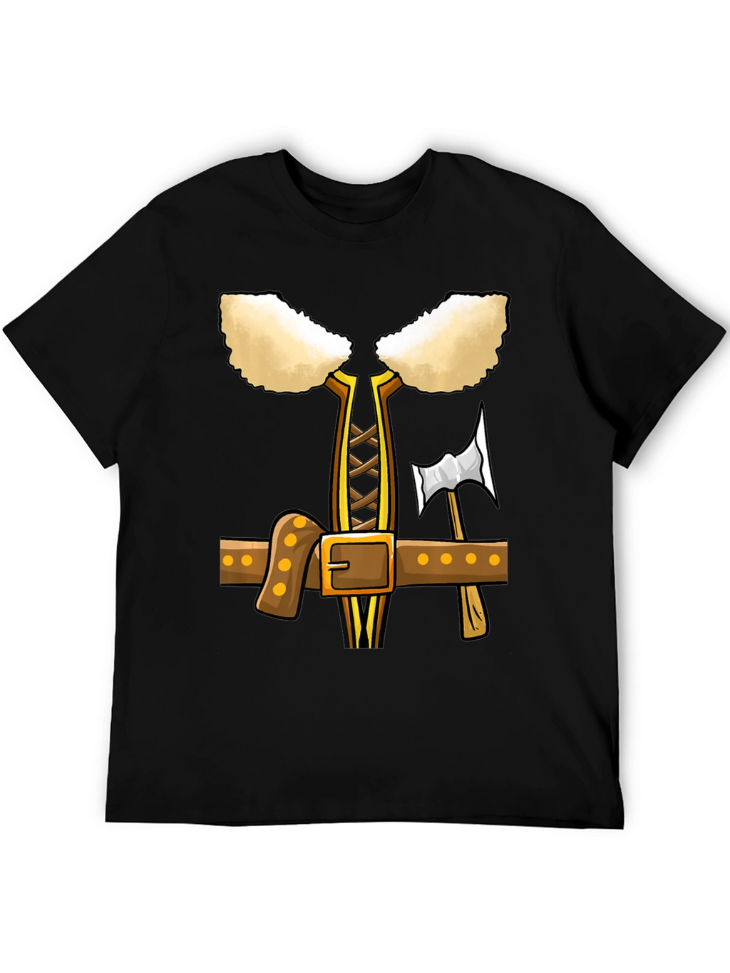 Viking Costume T-Shirt - Cartoon Design Tee