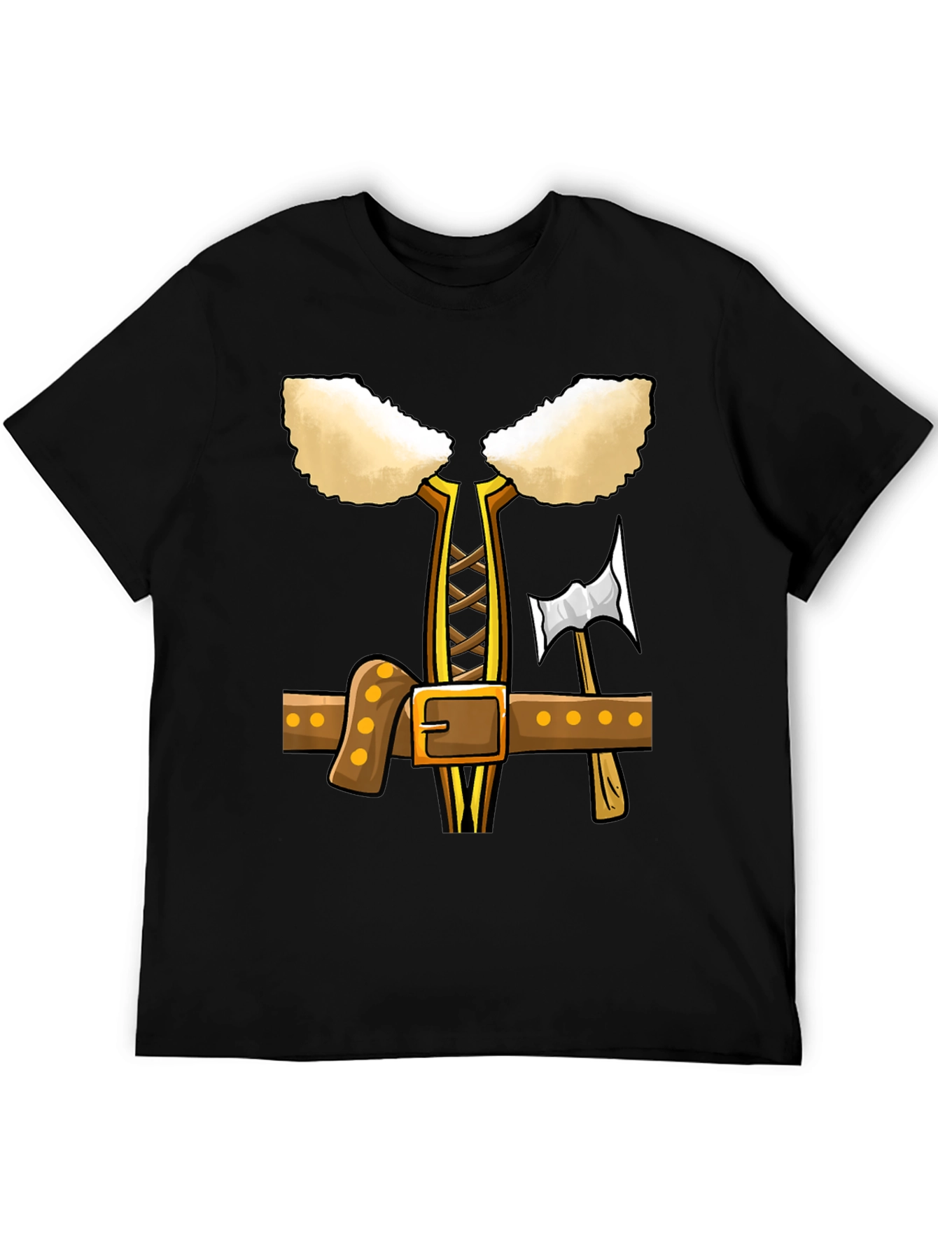 Viking Costume T-Shirt - Cartoon Design Tee