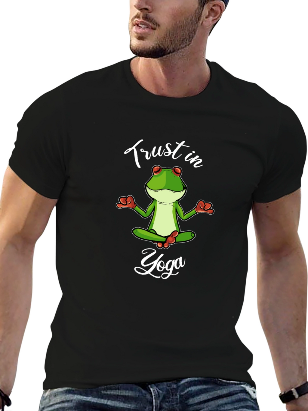 Trust in Yoga Frog T-Shirt