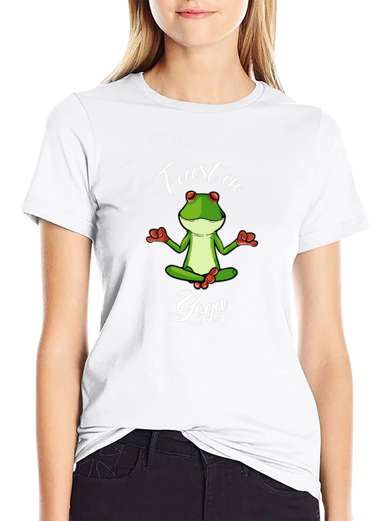 Trust in Yoga Frog T-Shirt