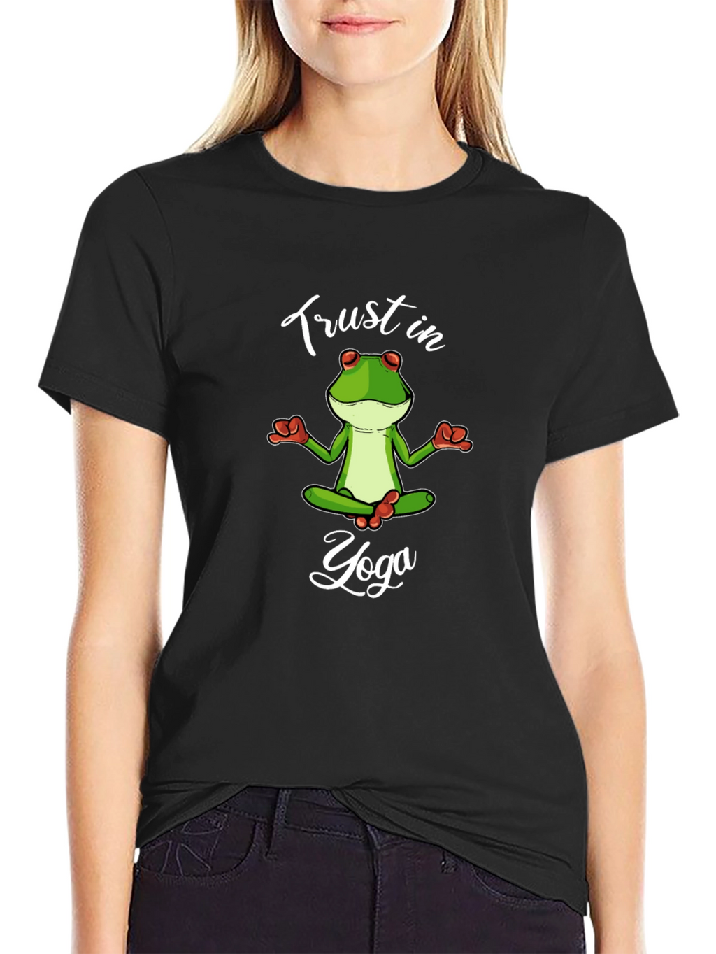 Trust in Yoga Frog T-Shirt