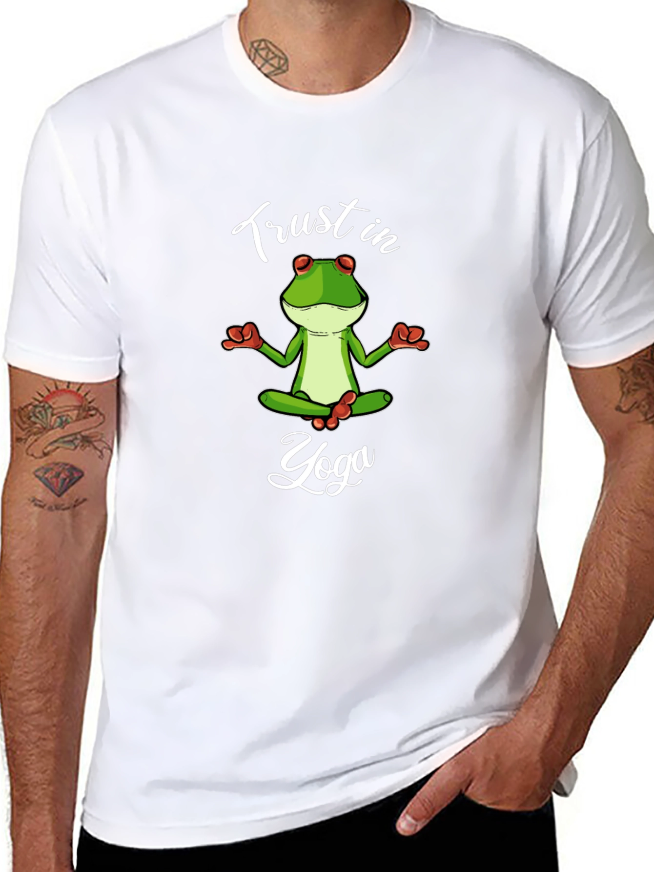 Trust in Yoga Frog T-Shirt