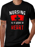 Nursing is a Work of Heart T-Shirt