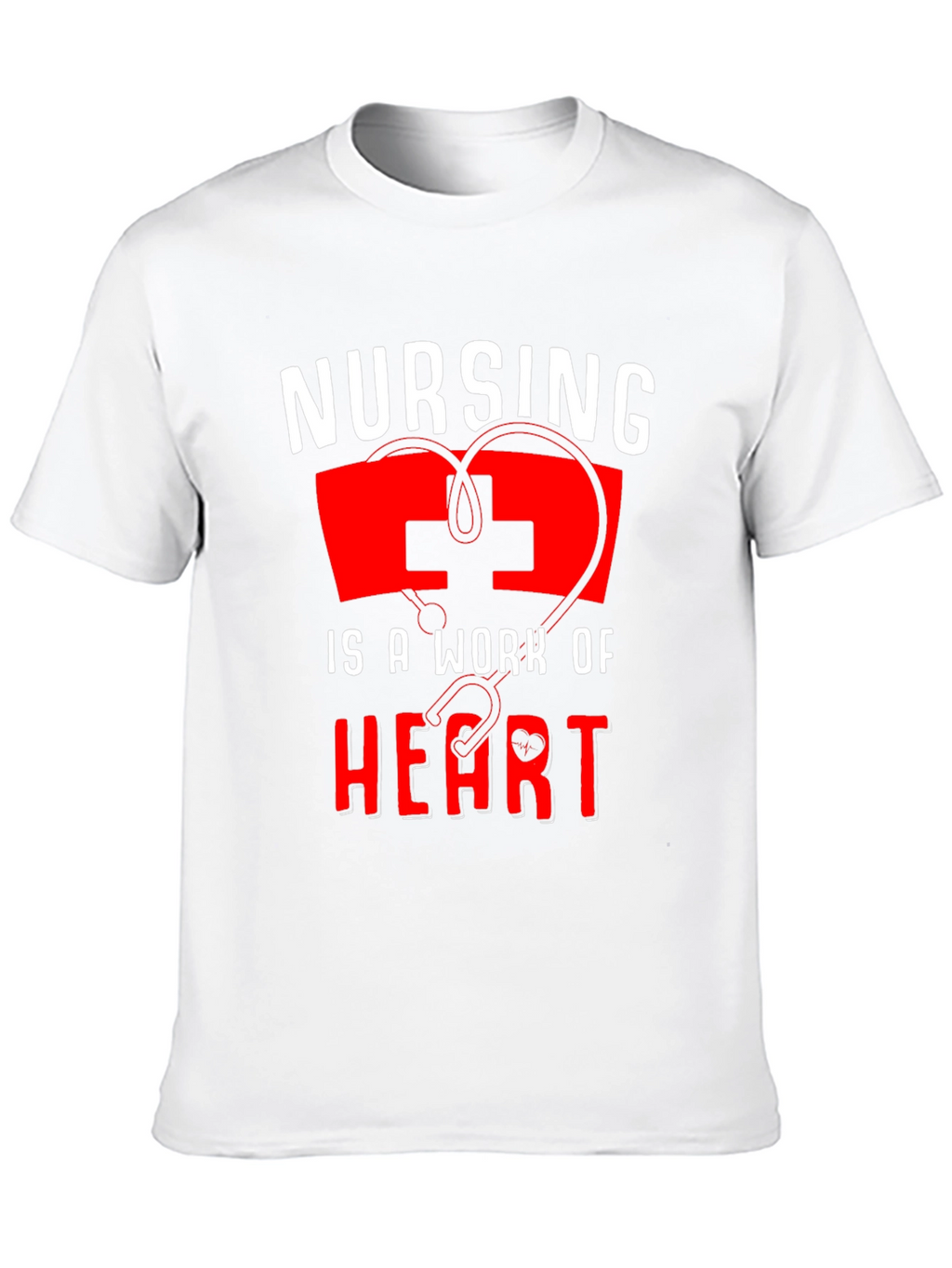 Nursing is a Work of Heart T-Shirt