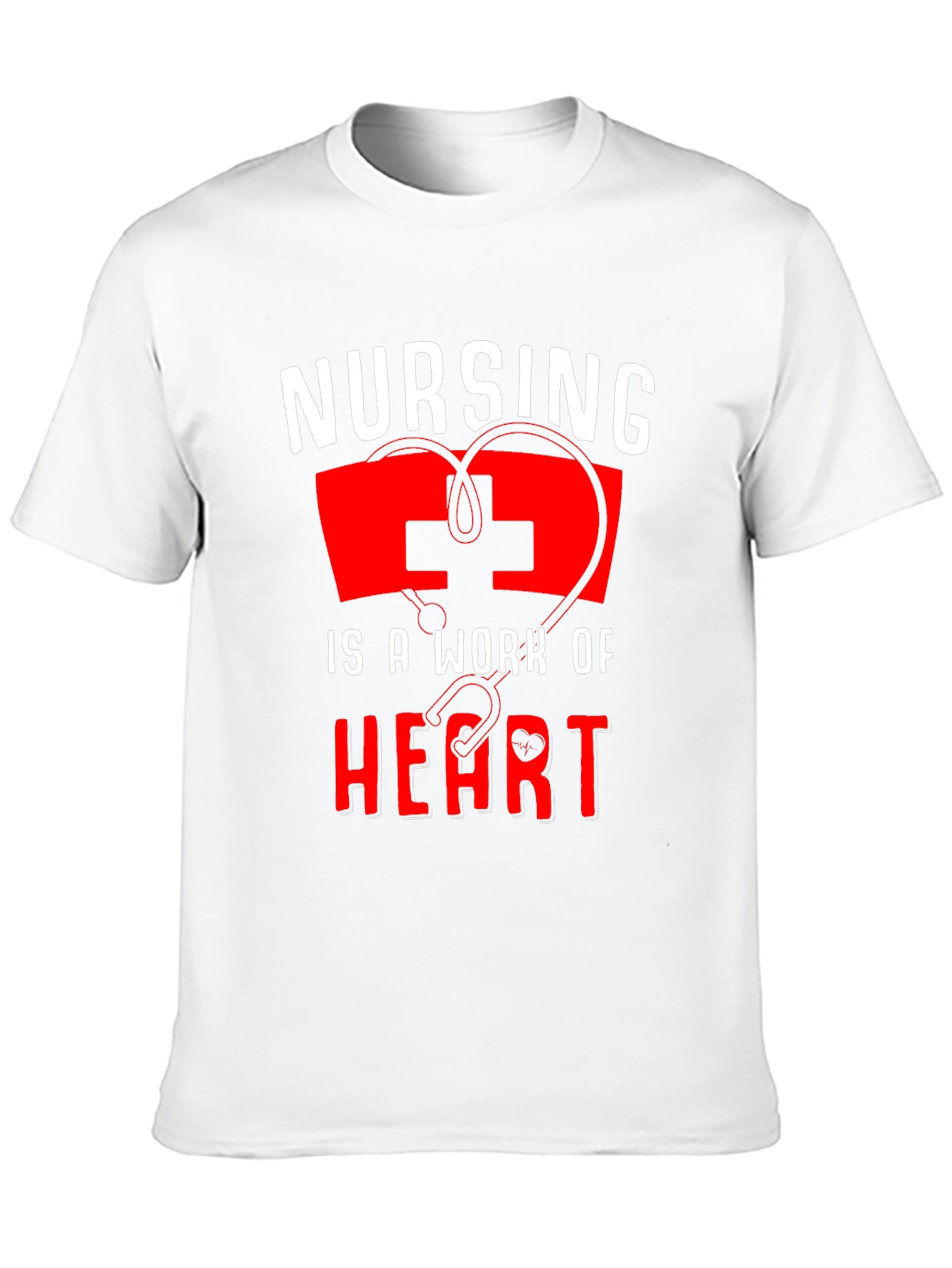 Nursing is a Work of Heart T-Shirt