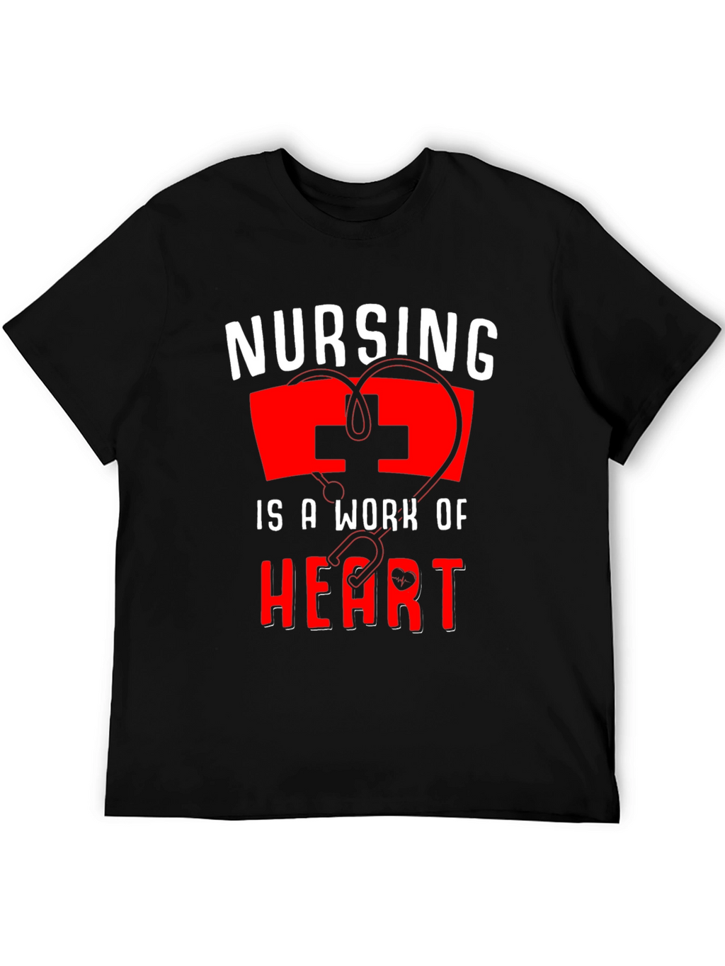 Nursing is a Work of Heart T-Shirt
