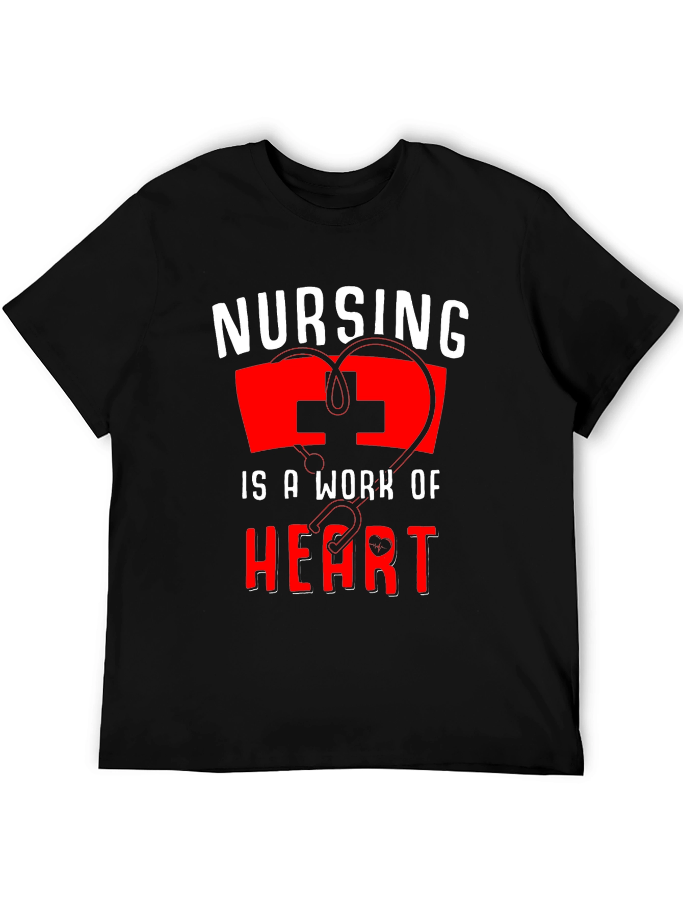 Nursing is a Work of Heart T-Shirt