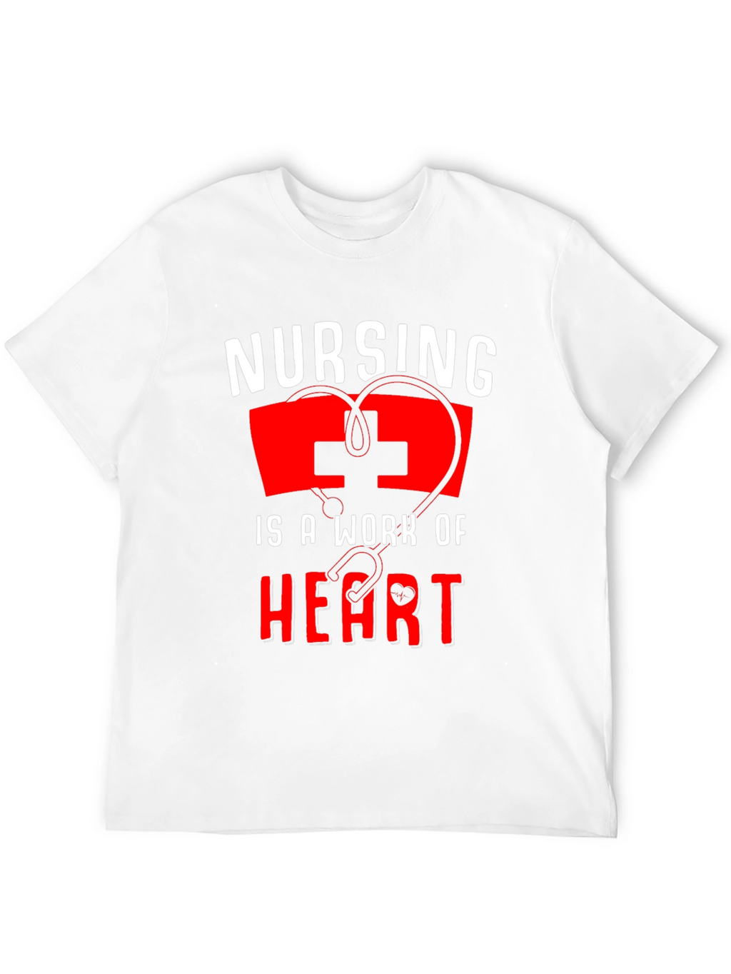 Nursing is a Work of Heart T-Shirt