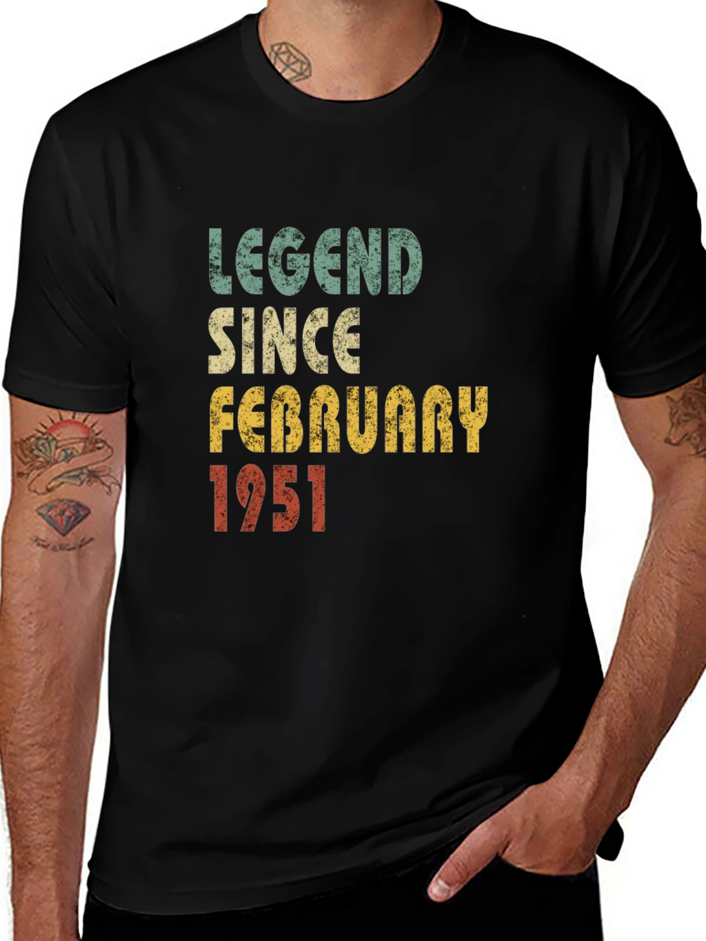 Legend Since February 1951 Black T-Shirt