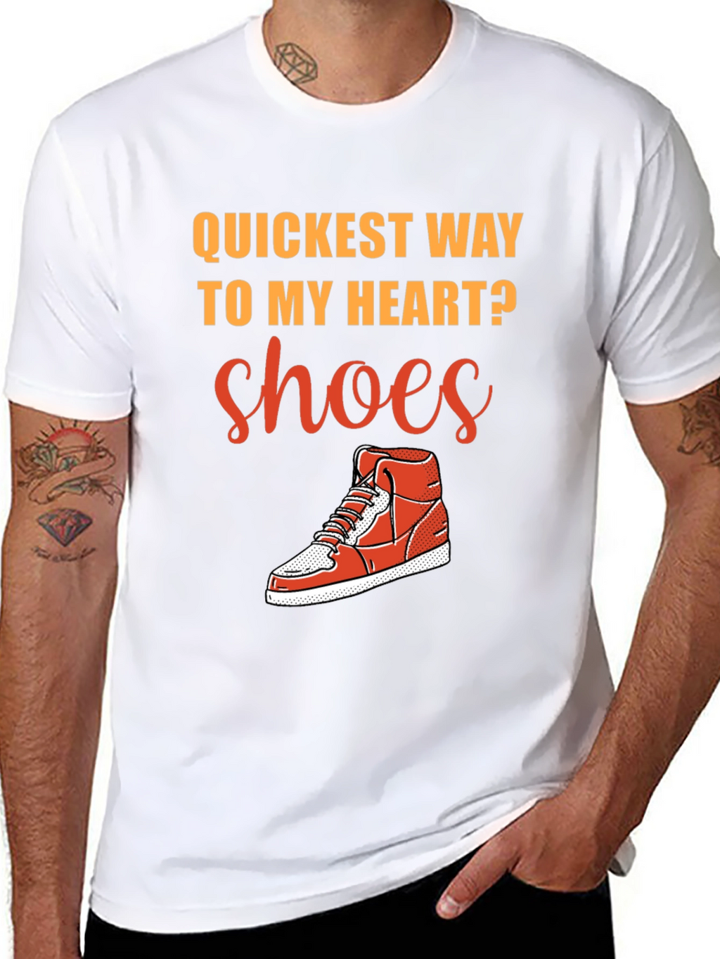 Quickest Way to My Heart? Shoes! Graphic T-Shirt
