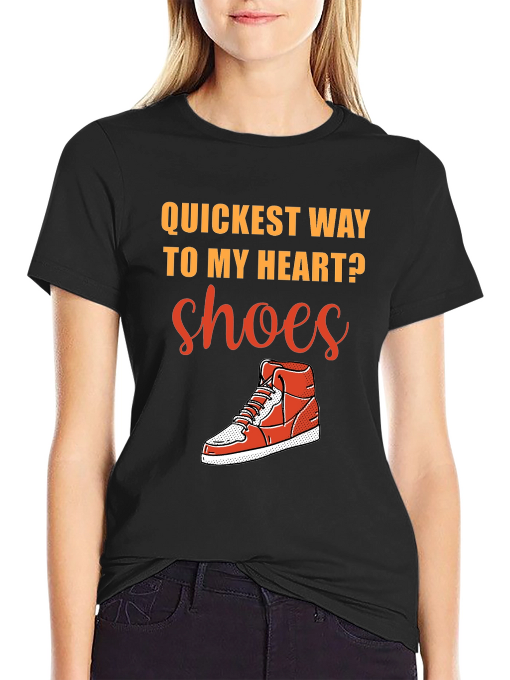 Quickest Way to My Heart? Shoes! Graphic T-Shirt