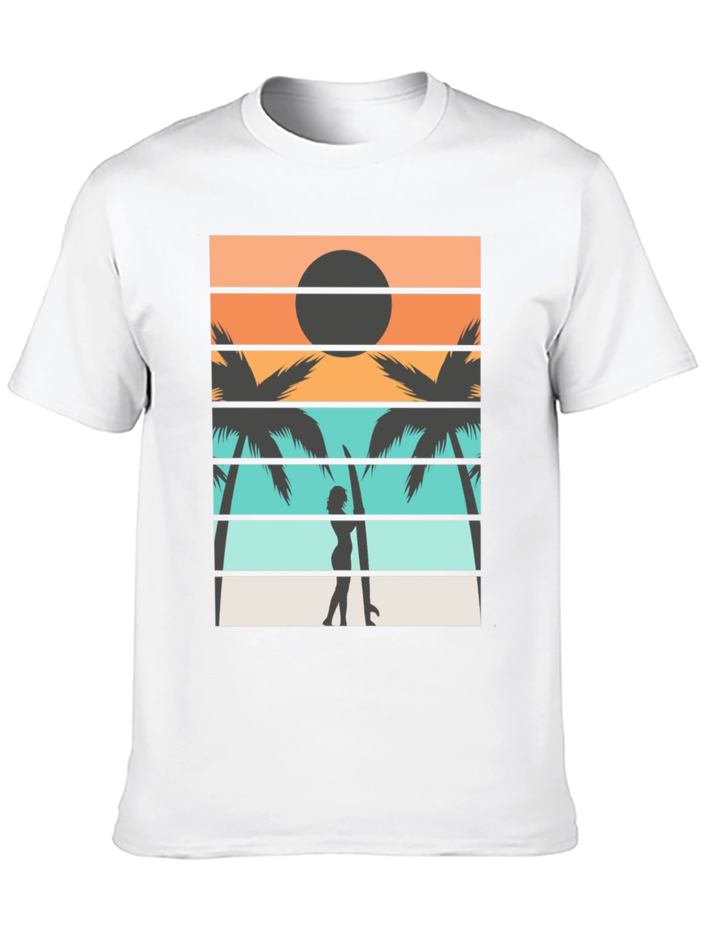 Retro Surfer T-Shirt: Beach Vibes
