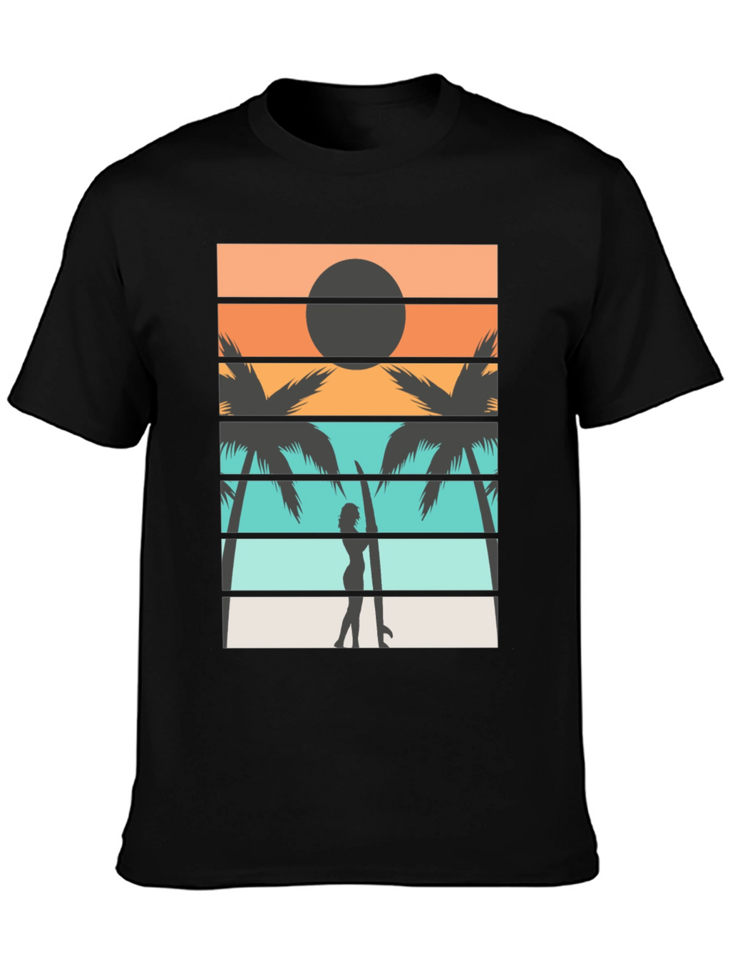 Retro Surfer T-Shirt: Beach Vibes