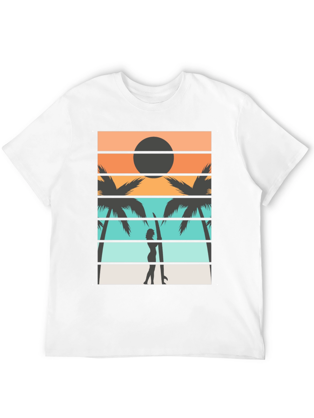 Retro Surfer T-Shirt: Beach Vibes