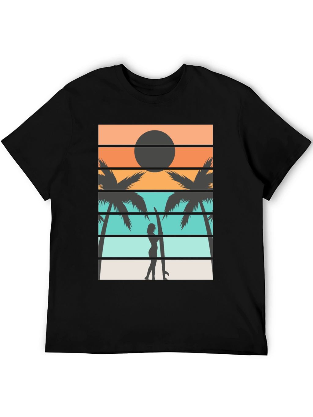 Retro Surfer T-Shirt: Beach Vibes