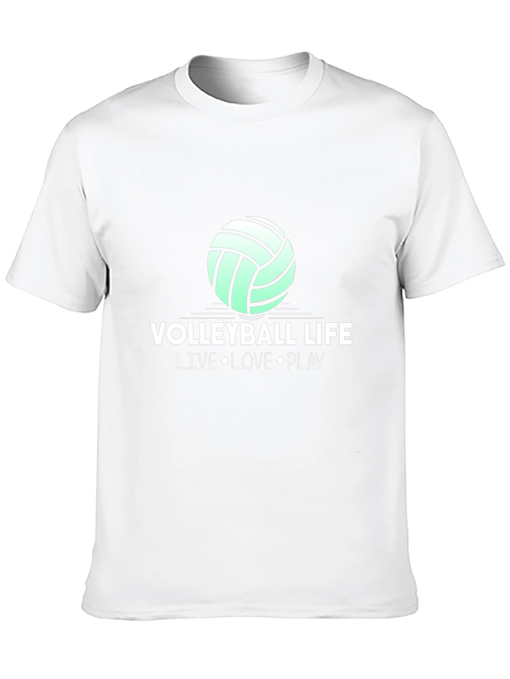 Volleyball Life Graphic Tee - Live Love Play Shirt