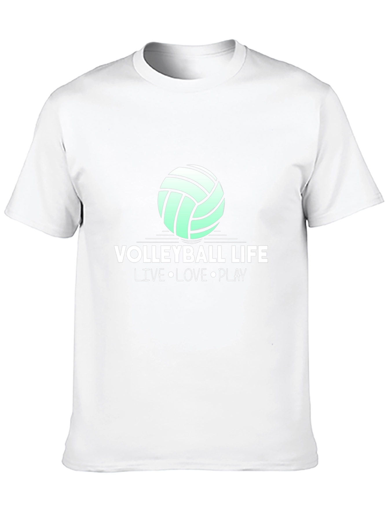 Volleyball Life Graphic Tee - Live Love Play Shirt