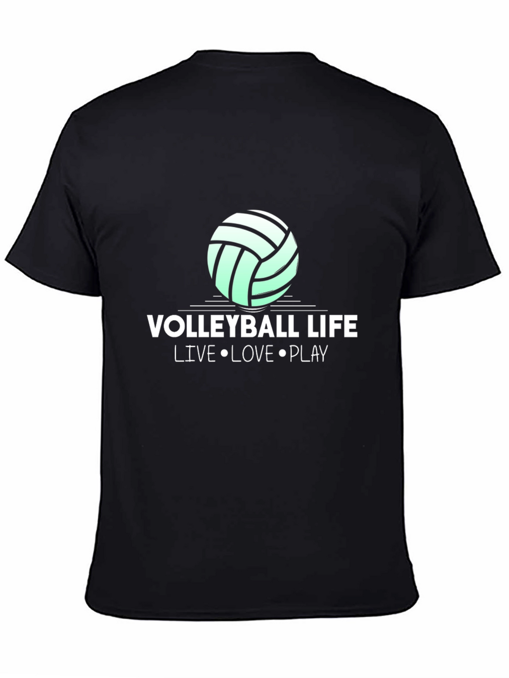 Volleyball Life Graphic Tee - Live Love Play Shirt