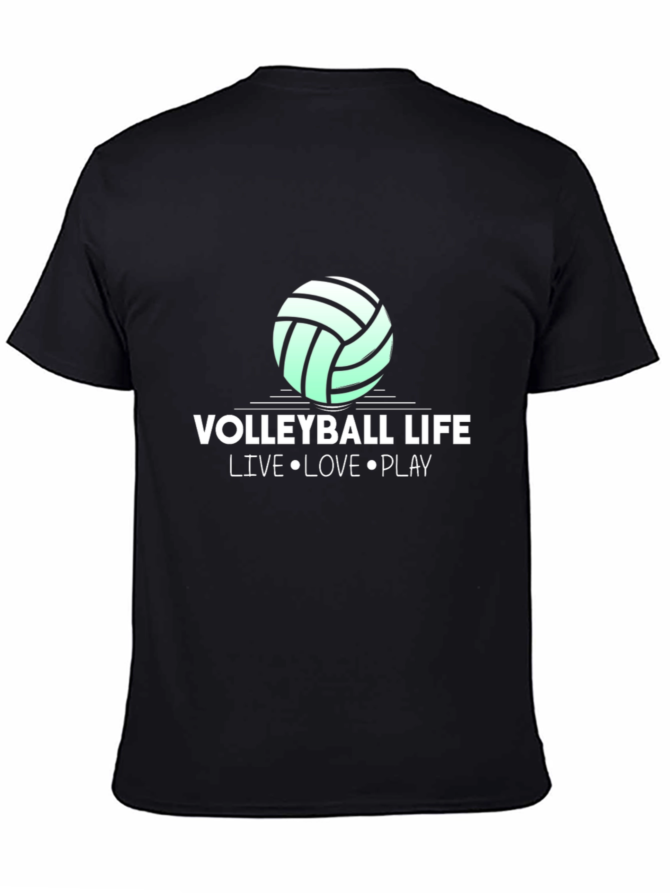 Volleyball Life Graphic Tee - Live Love Play Shirt