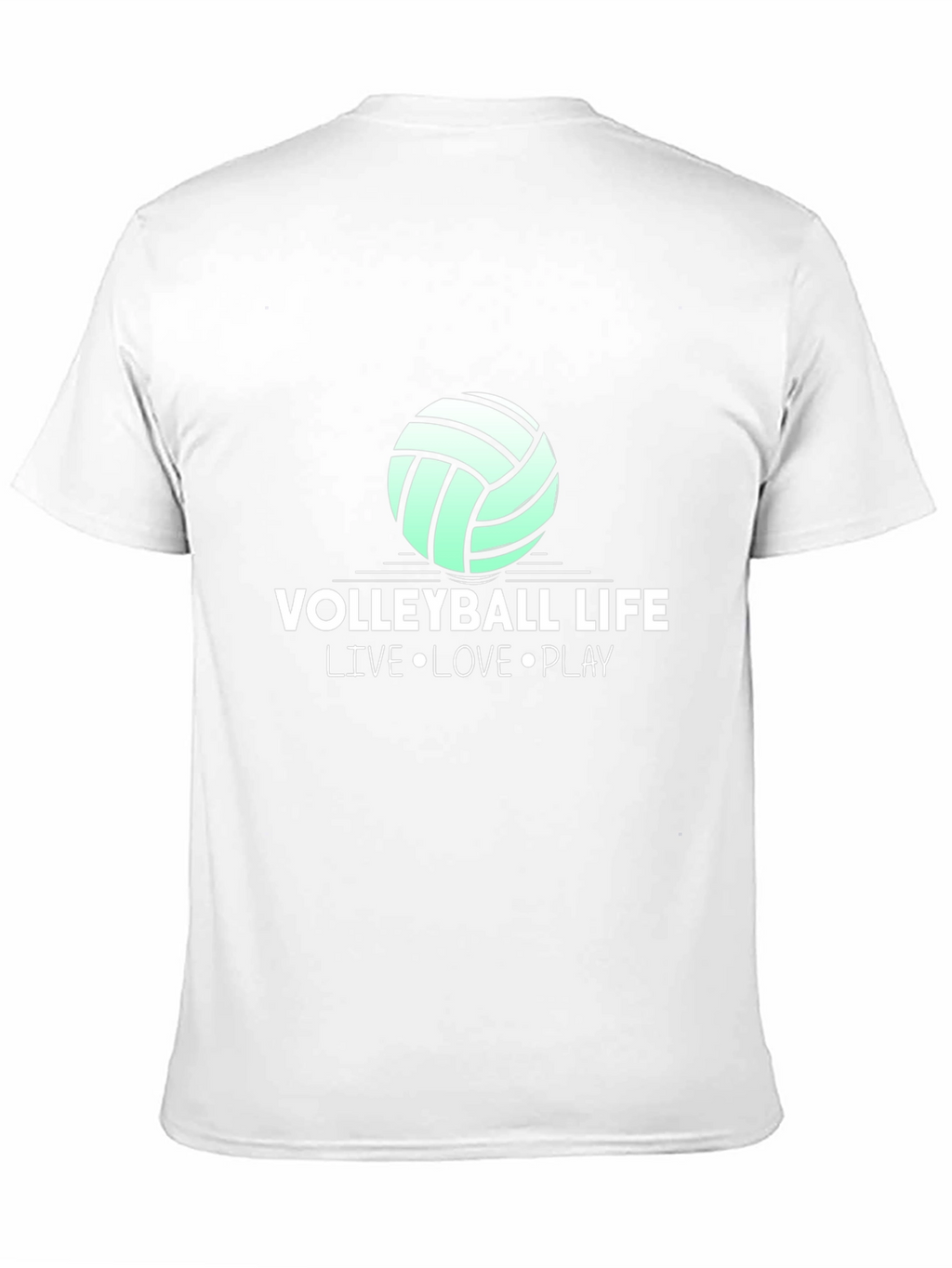 Volleyball Life Graphic Tee - Live Love Play Shirt