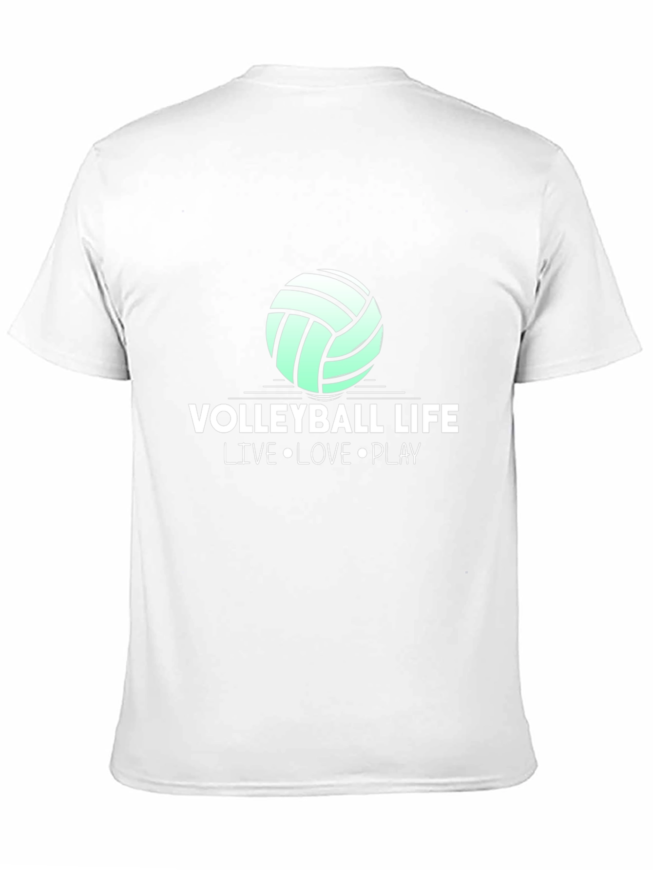 Volleyball Life Graphic Tee - Live Love Play Shirt