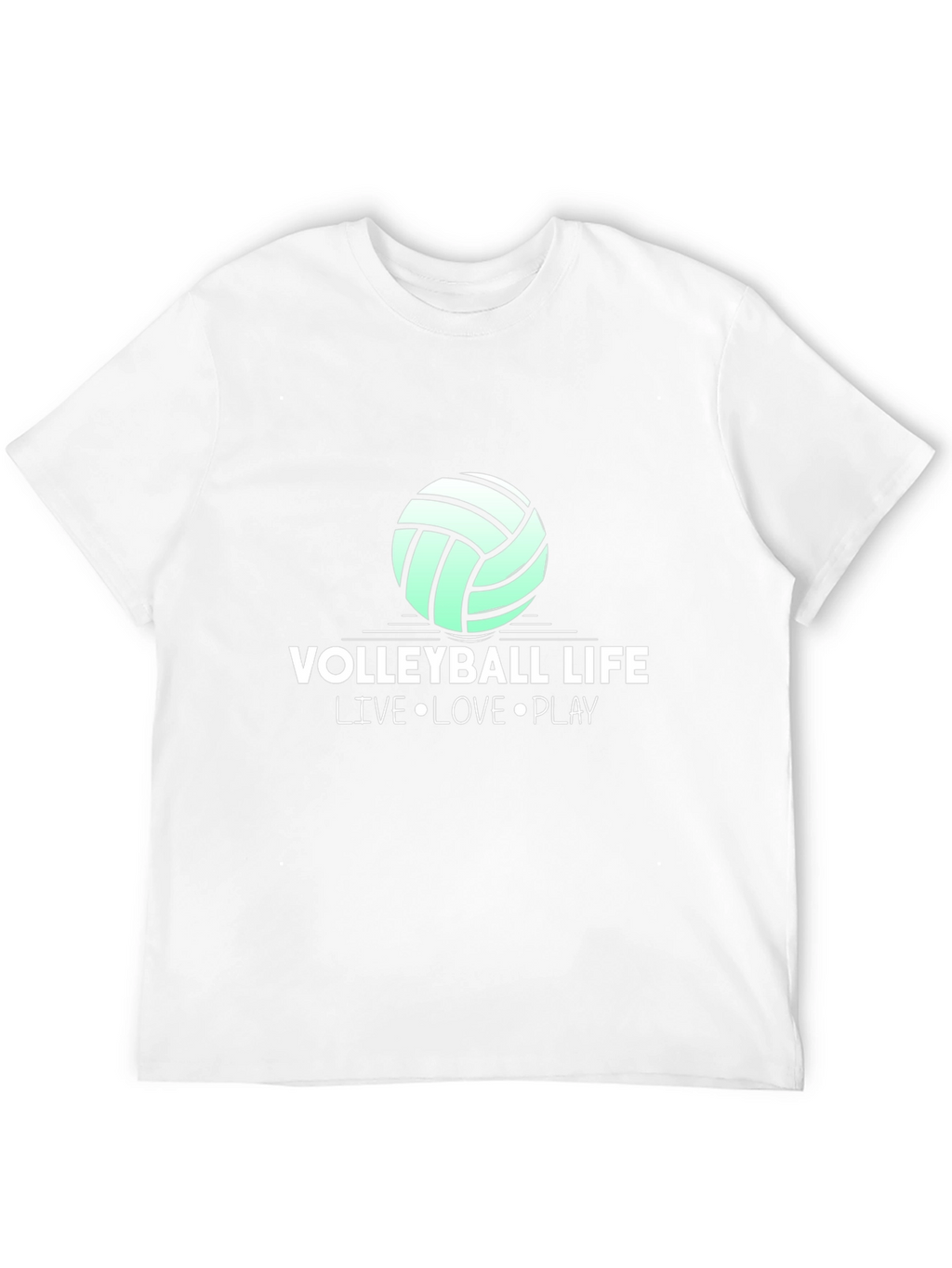 Volleyball Life Graphic Tee - Live Love Play Shirt