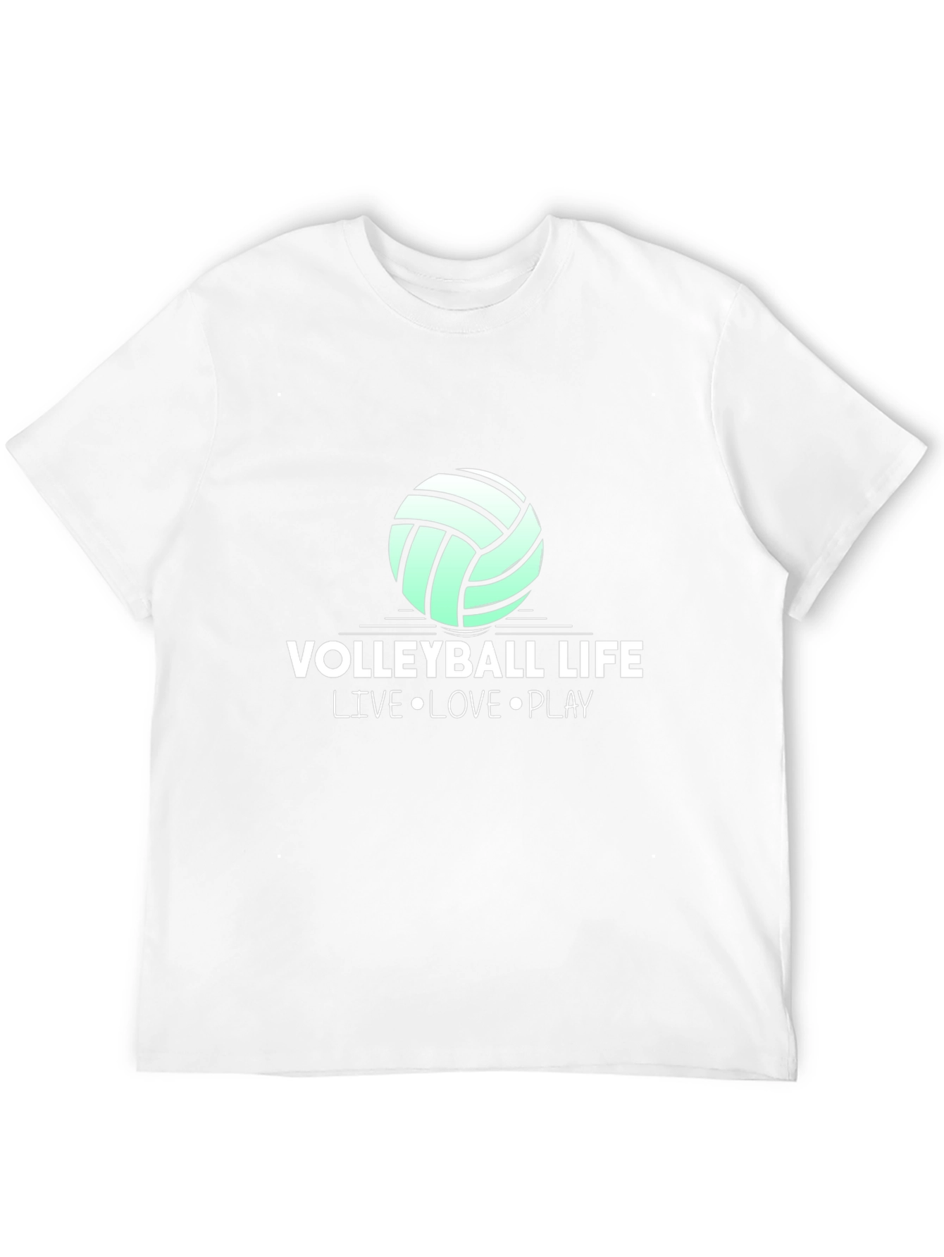 Volleyball Life Graphic Tee - Live Love Play Shirt