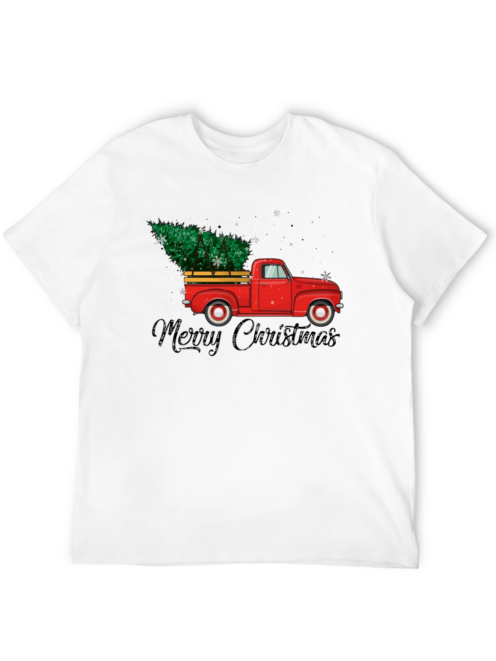 Merry Christmas Red Truck T-Shirt