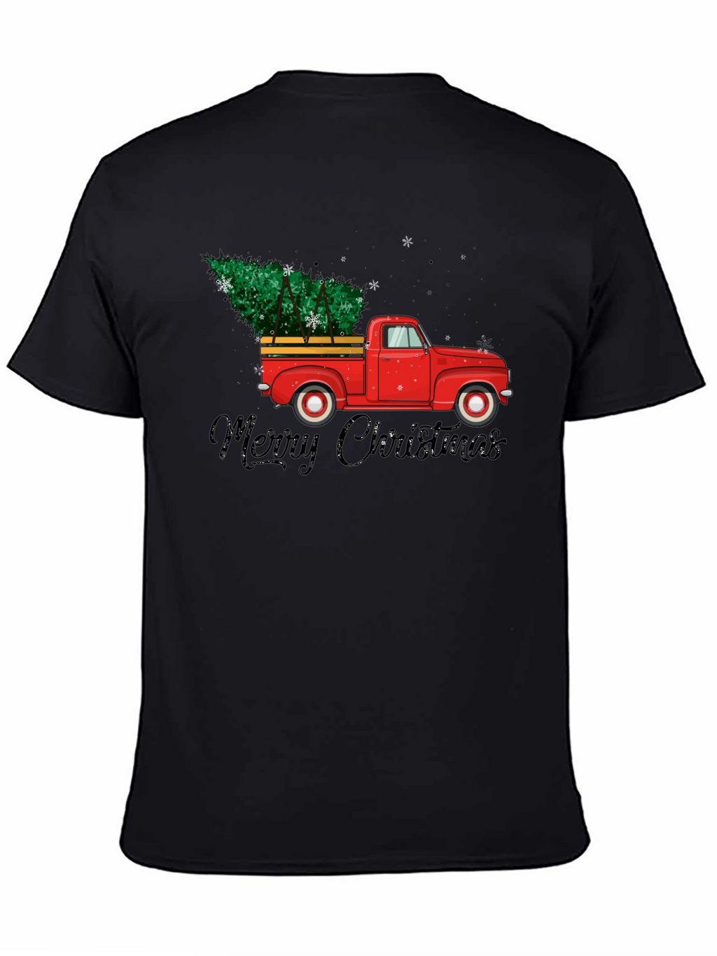 Merry Christmas Red Truck T-Shirt
