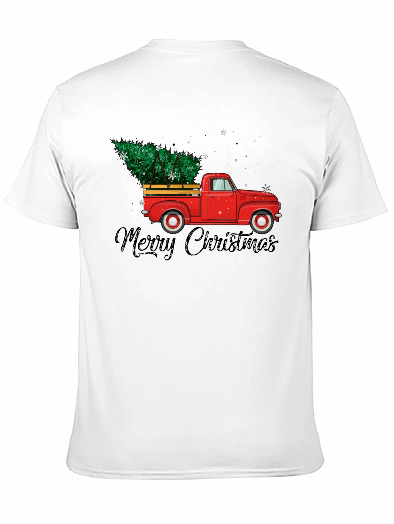 Merry Christmas Red Truck T-Shirt