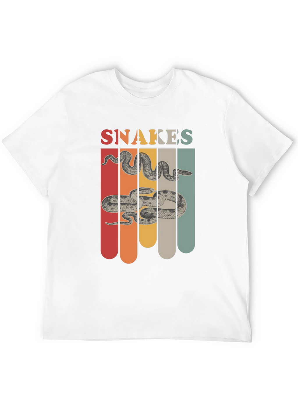 Retro Snakes Graphic T-Shirt