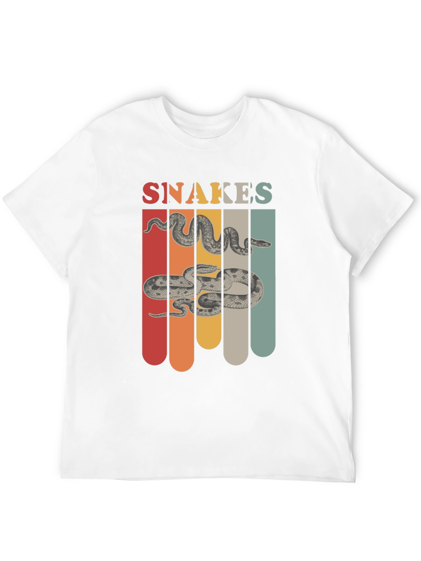 Retro Snakes Graphic T-Shirt