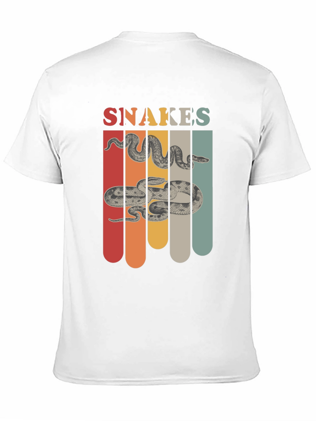 Retro Snakes Graphic T-Shirt