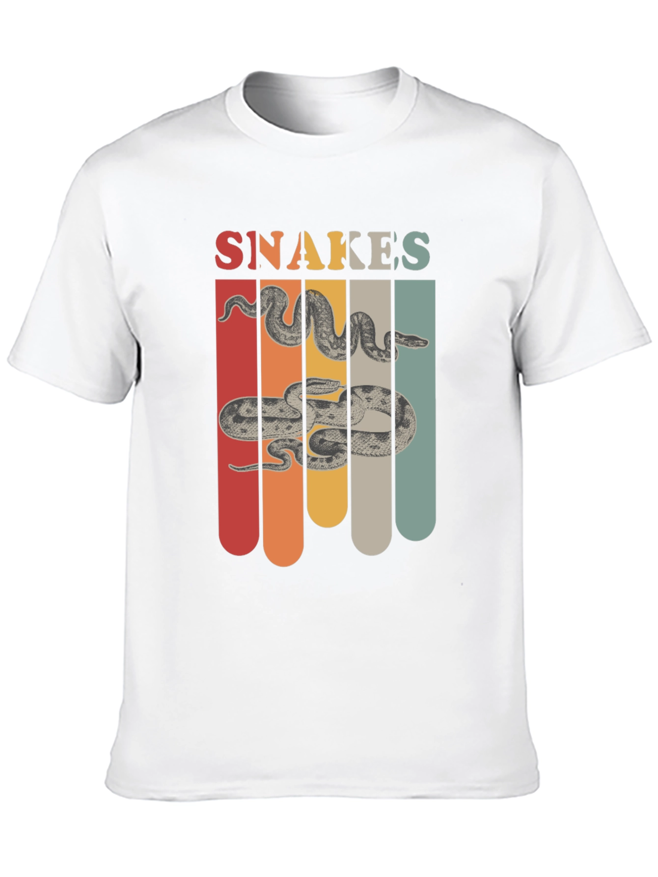 Retro Snakes Graphic T-Shirt