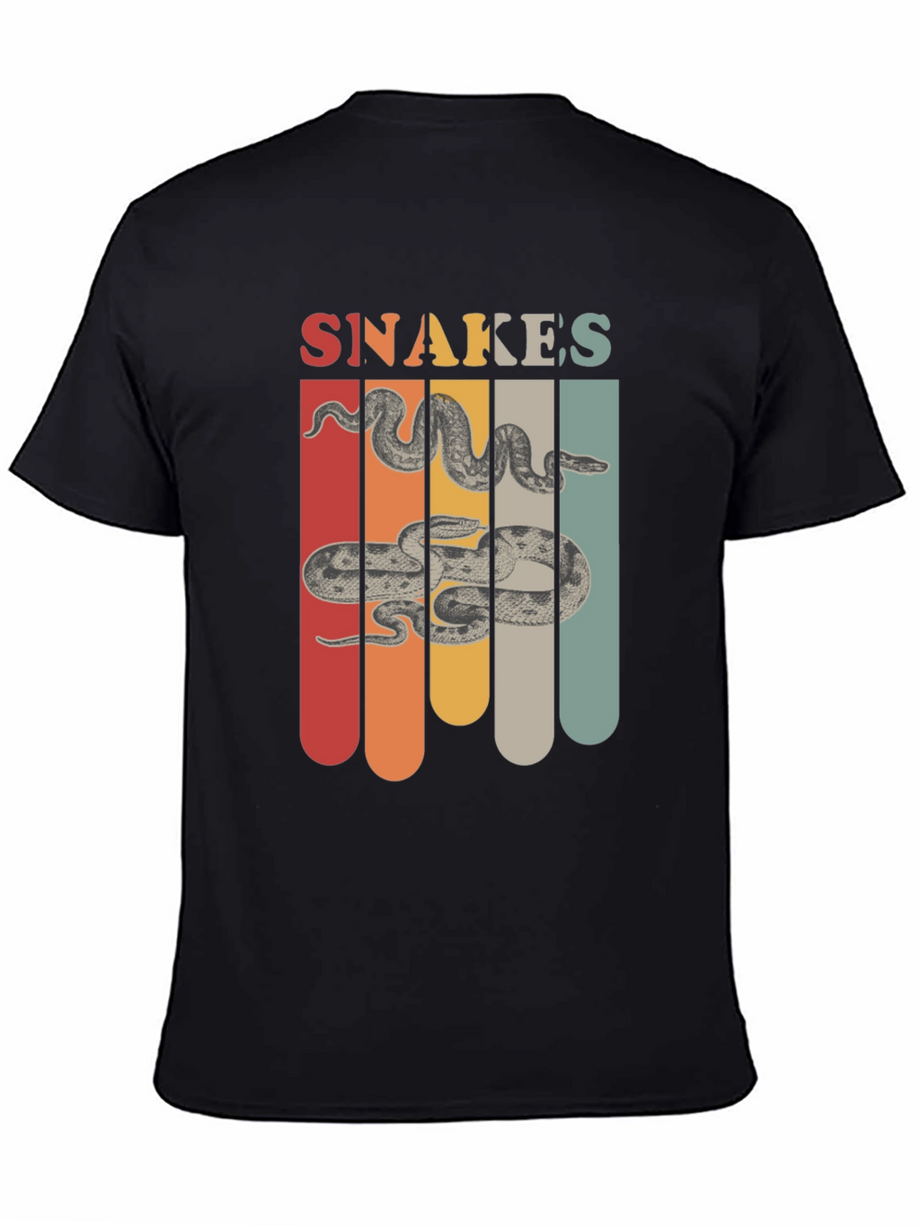 Retro Snakes Graphic T-Shirt