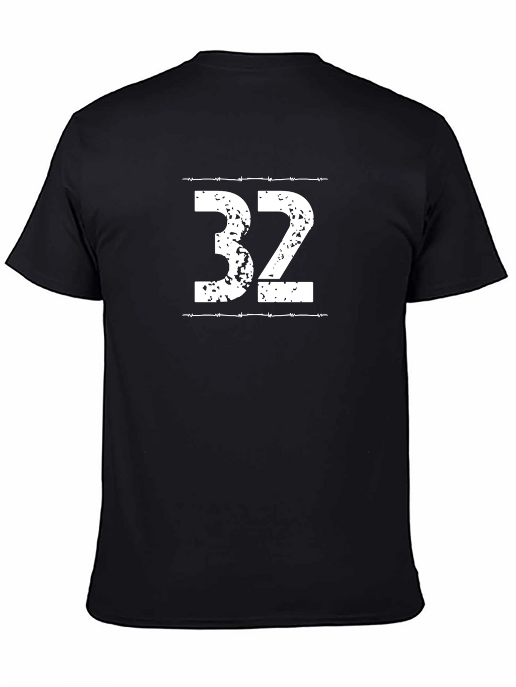 Distressed Number 32 Graphic T-Shirt
