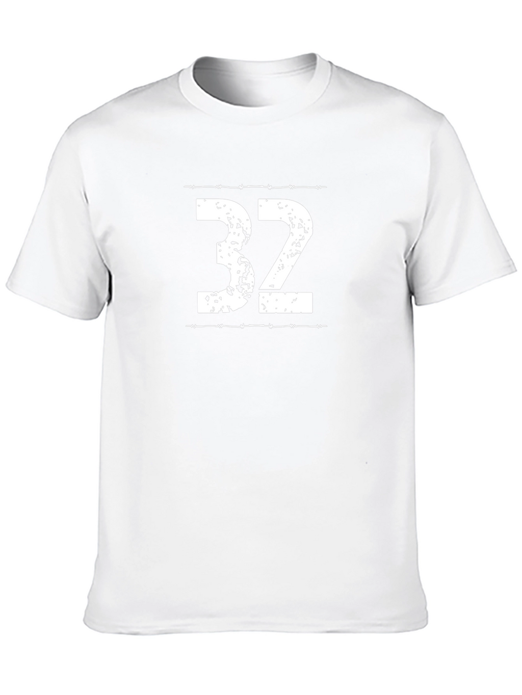 Distressed Number 32 Graphic T-Shirt