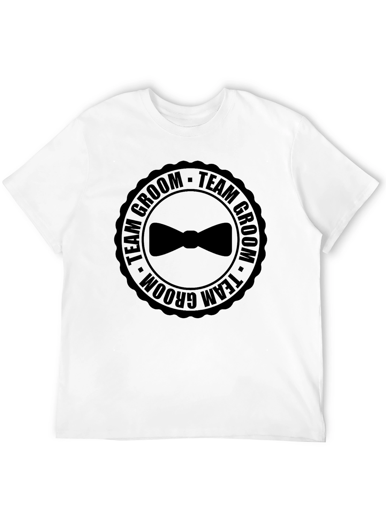 Team Groom Bowtie Graphic T-Shirt