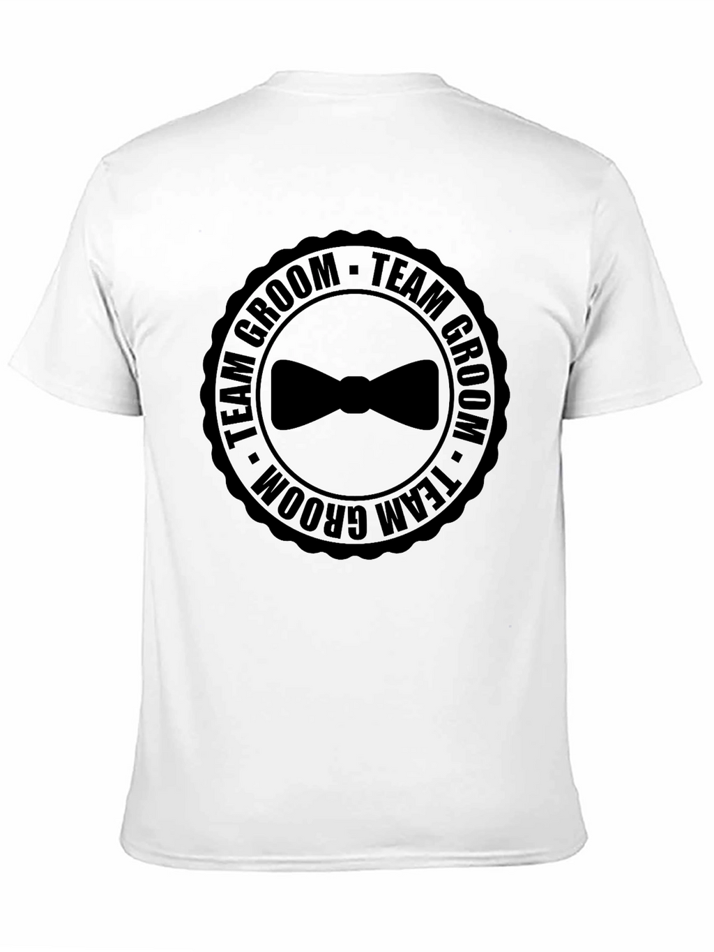 Team Groom Bowtie Graphic T-Shirt