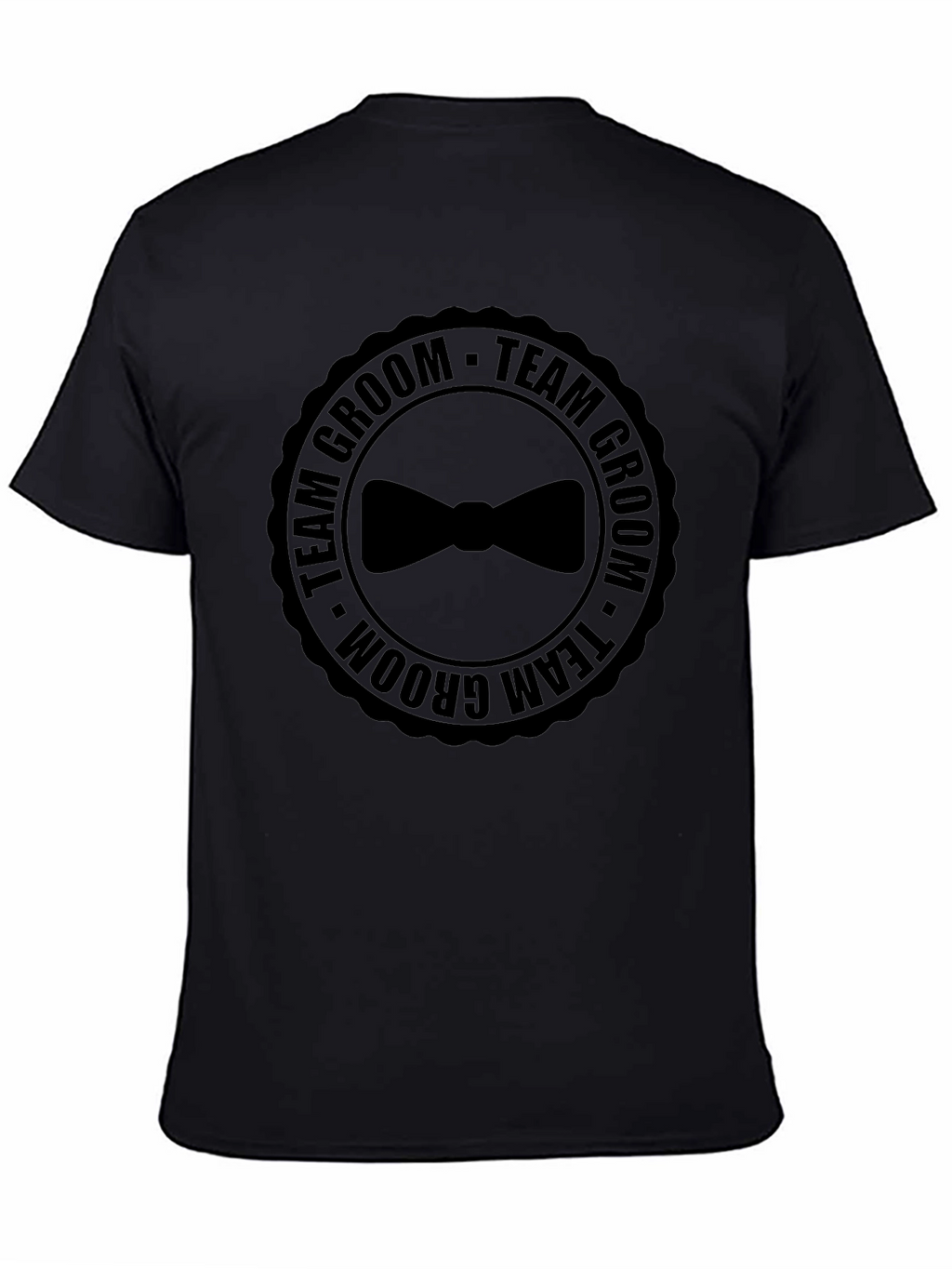 Team Groom Bowtie Graphic T-Shirt