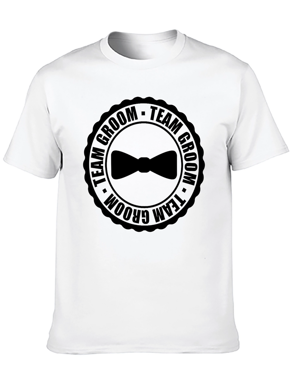 Team Groom Bowtie Graphic T-Shirt