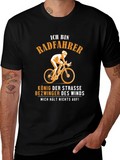 Funny German Biker T-Shirt - Ich Bin Radfahrer