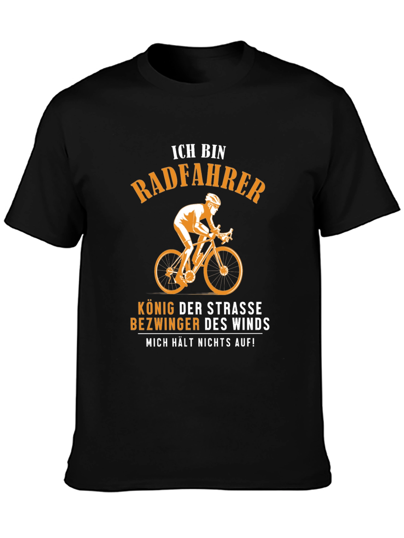 Funny German Biker T-Shirt - Ich Bin Radfahrer