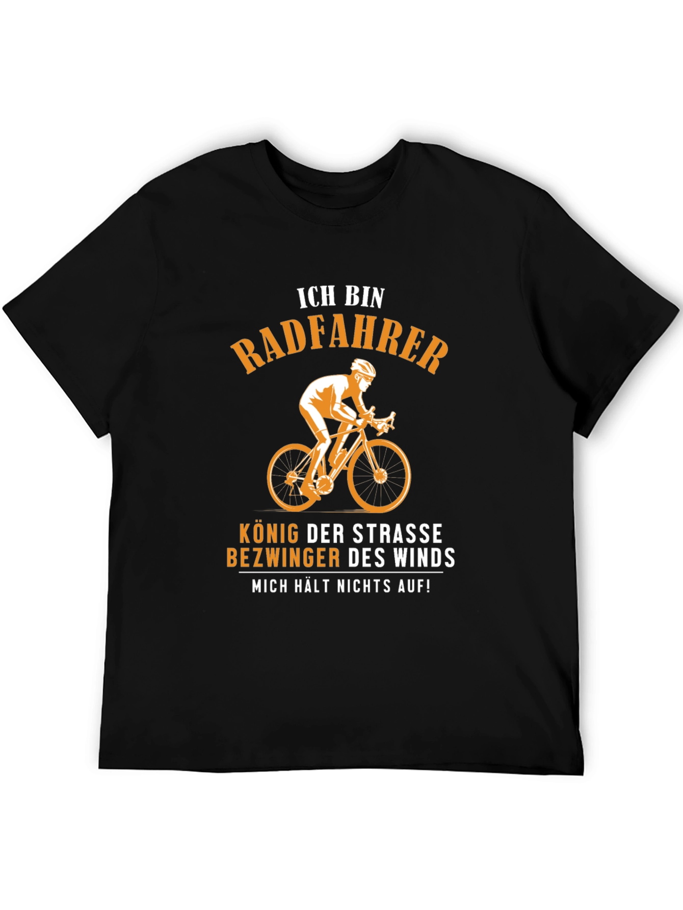 Funny German Biker T-Shirt - Ich Bin Radfahrer