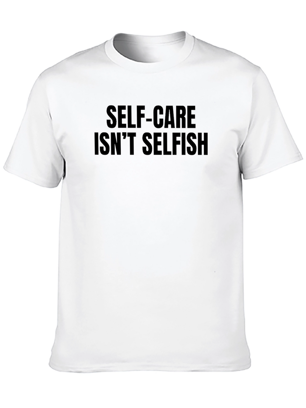 Self-Care Isnt Selfish Graphic Tee - Black