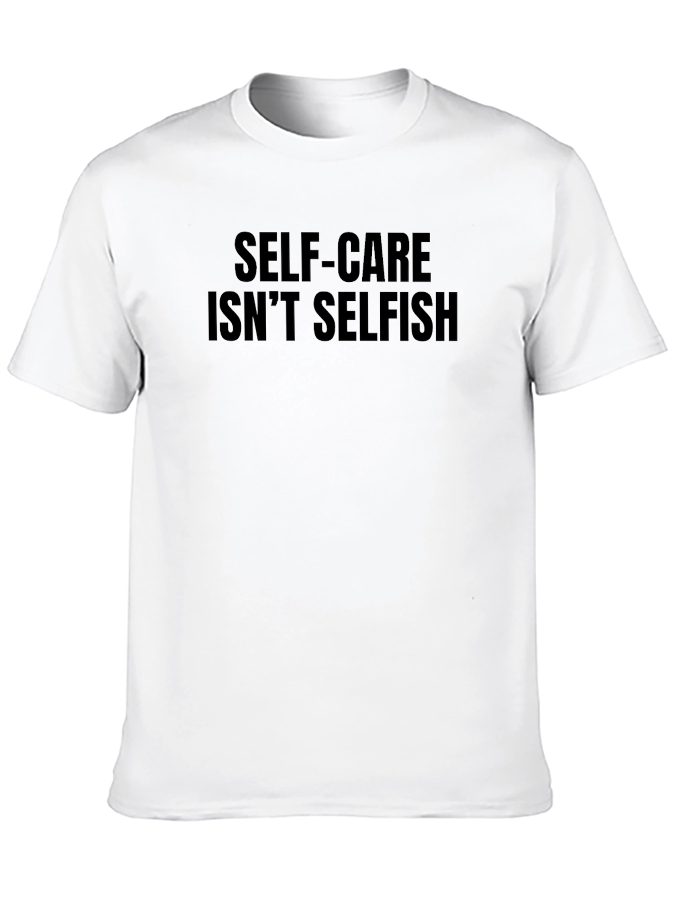 Self-Care Isnt Selfish Graphic Tee - Black