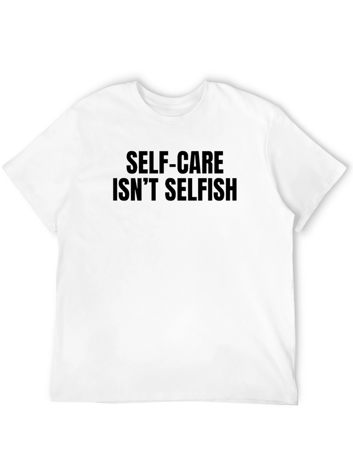 Self-Care Isnt Selfish Graphic Tee - Black
